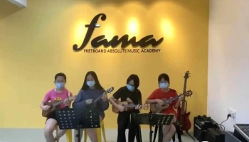 (fama Music) Fretboard Absolute Music Academy - 10-1 12-1