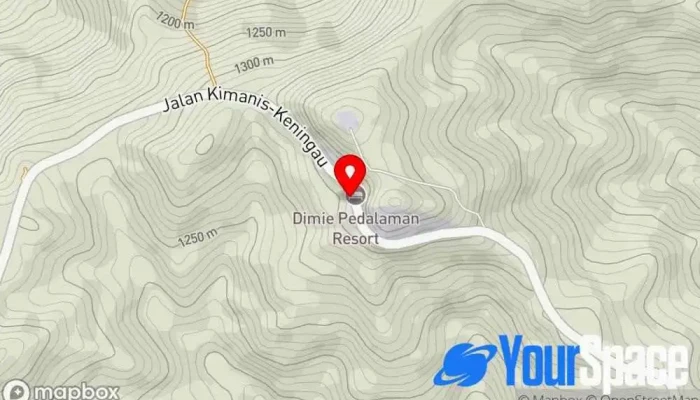 peta Banjaran Crocker 16 Miles spot, Kimanis, Sabah. Tempat Tarikan Pelancong di Keningau