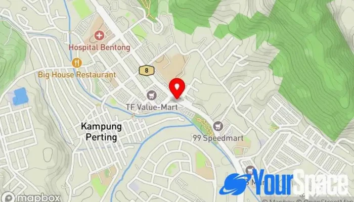 peta Bentong  di Bentong