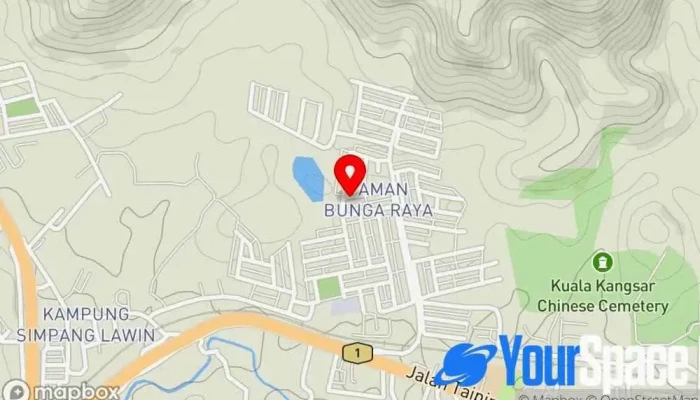 Brahma Kumaris Kuala Kangsar -  Peta - Kuala Kangsar