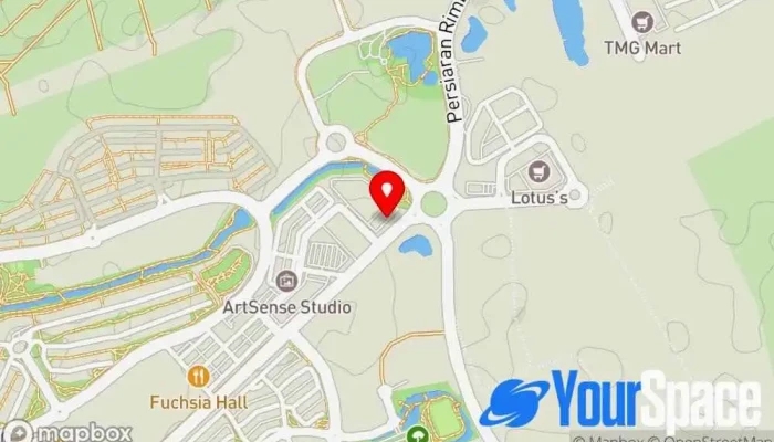 peta Dewina Meditation & Healing Centre Pusat Meditasi di Telok Panglima Garang