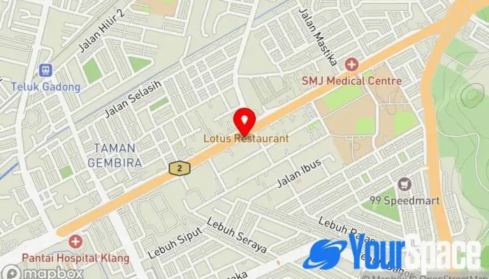peta Heartfulness Meditation Centre Pusat Meditasi di Klang