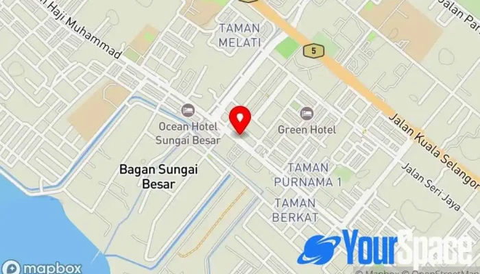 peta HOME Sungai Besar (Terapi Matematik) Pusat Pendidikan, Sekolah matematik, Sekolah di Sungai Besar