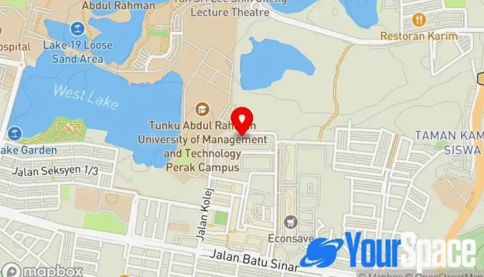Kampar Iyengar Yoga -  Peta - Kampar