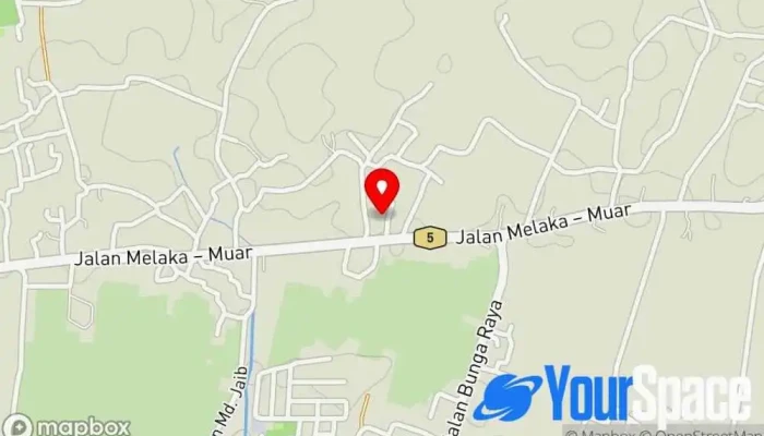 peta Kampung Bukit Kuda  di Merlimau