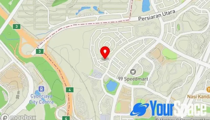 peta Kampung Pandan Kari Kepala Ikan Termasyur Restoran di Putrajaya