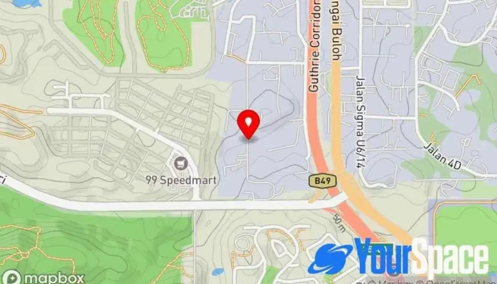peta Kampung Subang Baru  di Shah Alam