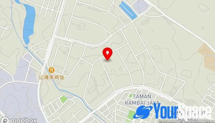 peta Kawasan Perindustrian Bukit Rambai  di Melaka