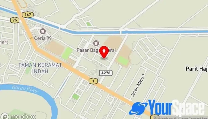 Kolej Komuniti Bagan Serai -  Peta - Bagan Serai