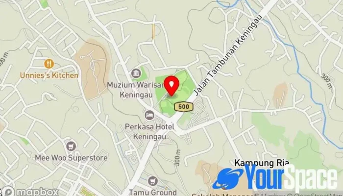 Kompleks Sukan Keningau -  Peta - Keningau