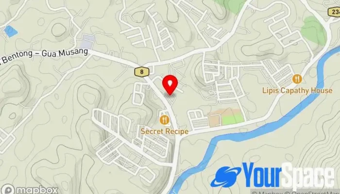 Lipis Fitness Centre -  Peta - Kuala Lipis
