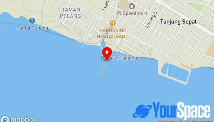 Lovers Bridge Tanjung Sepat Peta - Tanjong Sepat