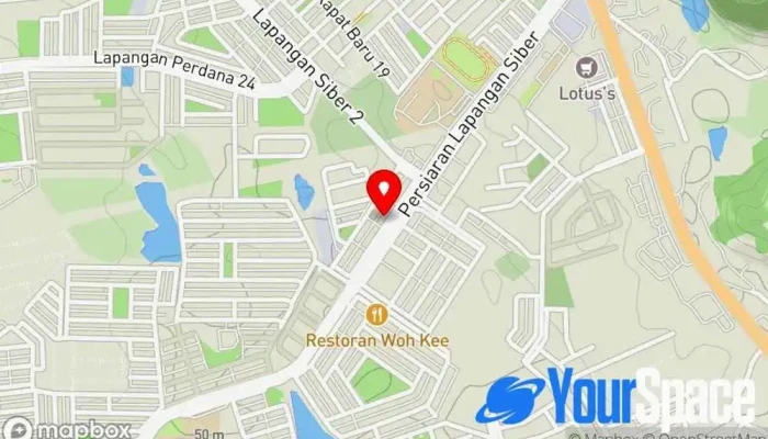 One Yoga Fitness Botani -  Peta - Ipoh