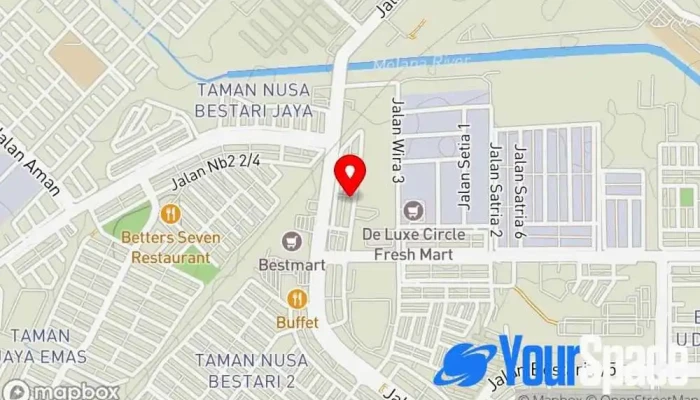 Persatuan Meditasi Metta -  Peta - Johor Bahru