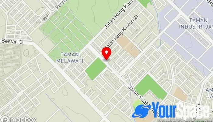 Persatuan Meditasi Samratchana Johor Bahru -  Peta - Skudai