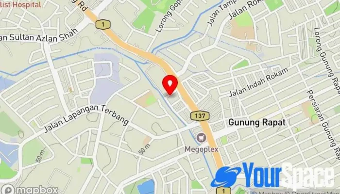 Pertubuhan Peladang Negeri Perak -  Peta - Ipoh