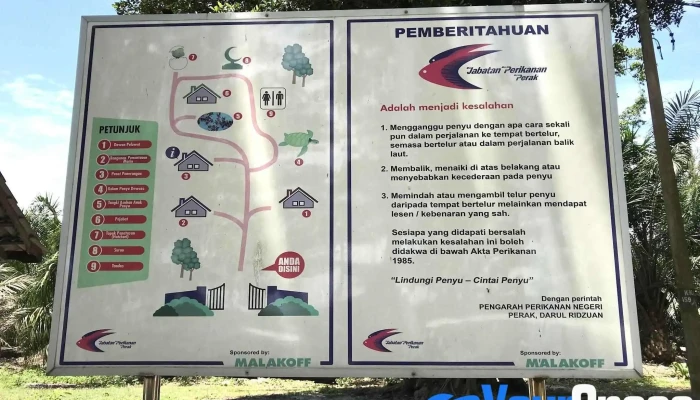 Pusat Konservasi Dan Penerangan Penyu Pkpp Segari Peta Hartanah - Lumut