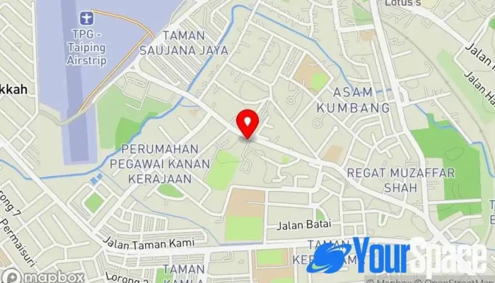 Pusat Latihan Pegawai Penjara Malaysia -  Peta - Taiping