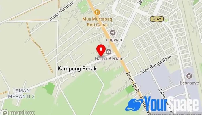 Pusat Pengumpulan Padi Pertubuhan Peladang Kawasan Bagan Tiangparit Buntar Peta - Parit Buntar