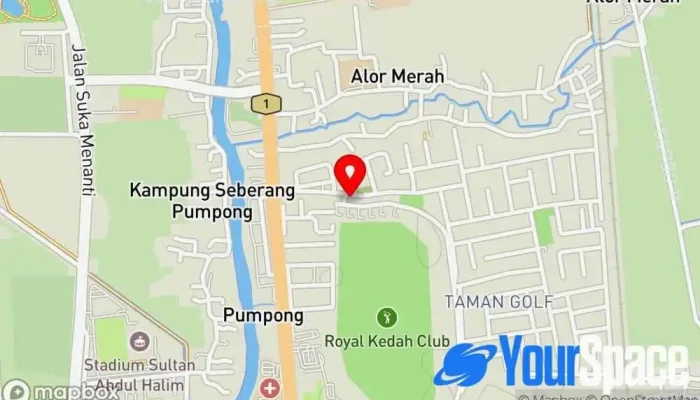 Pusat Rawatan Darussyifa Kedah -  Peta - Alor Setar