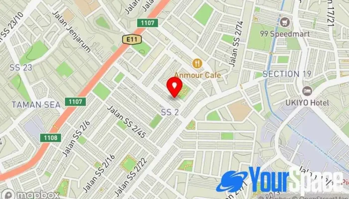 peta Pushpaja Yoga & Light Healing Center Studio Yoga di Petaling Jaya