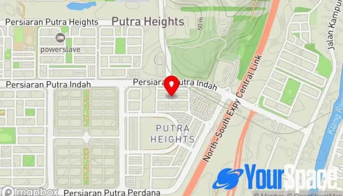 peta Putra Heights Methodist Church Gereja Methodist, Gereja di Subang Jaya