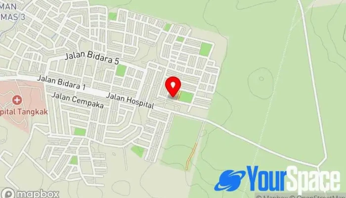 peta Q-dees Tangkak (Tadika Sri Awana) Prasekolah di Tangkak