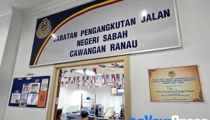 Road Transport Department, Ranau Branch - Aras Bawah Bangunan Kompleks Pentadbiran Kerajaan Persekutuan Ranau Peti Surat 221 89308