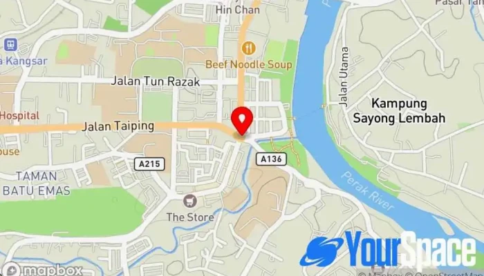 Royal Town Of Kuala Kangsar Kuala Kangsar Perak Peta - Kuala Kangsar