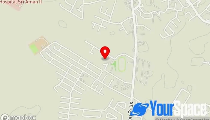 Stadium Tertutup Sri Aman -  Peta - Simanggang