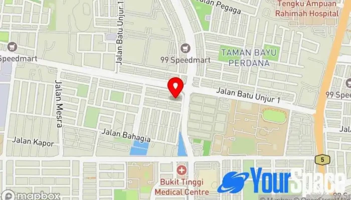 Surya Pilates Bukit Tinggi -  Peta - Klang