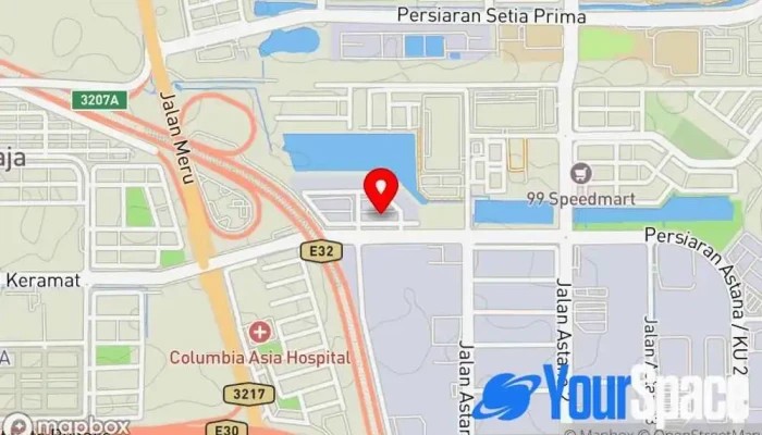 Surya Yoga Bandar Bukit Raja -  Peta - Shah Alam