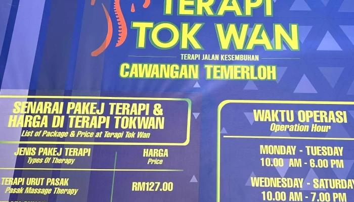 Terapi Tok Wan Temerloh -  Promosi - Temerloh