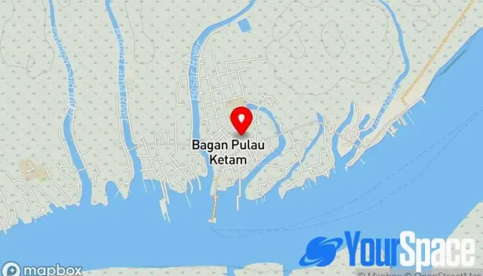 peta The Pulau Ketam Buddhist Association Kuil Buddha di Pulau Ketam