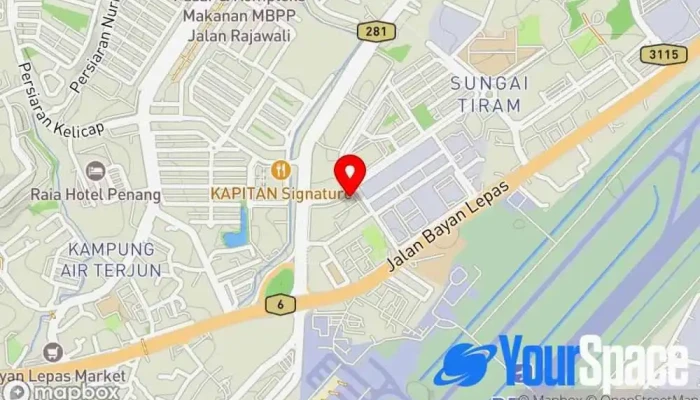 Tyler Yoga -  Peta - Bayan Lepas