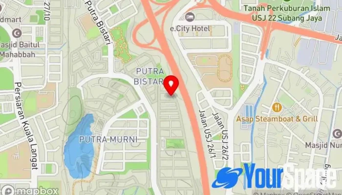 peta Wonder Minds Putra Heights Prasekolah di Subang Jaya
