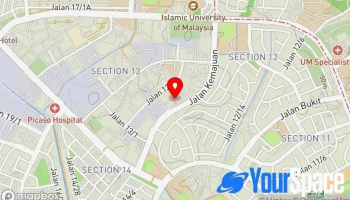 Yanre Fitness Malaysia -  Peta - Petaling Jaya
