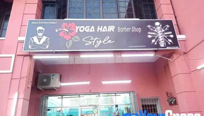 Yoga Hair Style Barber Shop -  Bahagian Luar - Batu Gajah